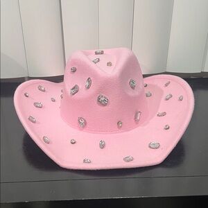 Pink Rhinestone women’s Cowboy Hat